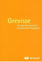کتاب  Grevisse  Corrigdes exercices de grammaire francaise