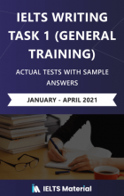 IELTS Writing Task 1 General Training Actual Test with Sample Answers (January – April 2021