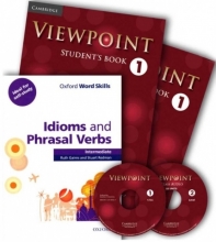 پک کتاب های ویوپوینت ۱ و ایدیمز ViewPoint 1+Idioms and Phrasal Verbs intermediate