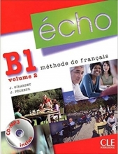 echo B1 volume 2 livre de leleve + cd m3+cahier personnel dapprentissage
