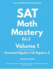 کتاب اس ای تی مت مستری SAT Math Mastery Essential Algebra 1 & Algebra 2