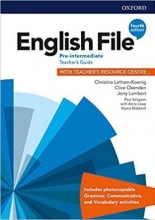 کتاب معلم انگلیش فایل پری اینترمدیت English File Pre Intermediate Teachers Guide 4th Edition