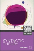 Syntactic Theory (Palgrave Modern Linguistics)