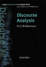 Discourse Analysis oxford widdowson