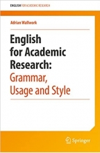 English for Academic Research: Grammar Usage and Style