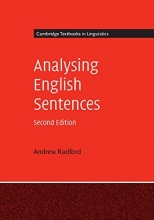 Cambridge Textbooks in Linguistics Analysing English Sentences