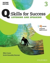 کتاب زبان کیو اسکیلز فور ساکسس Q Skills for Success 3 Listening and Speaking 2nd +CD
