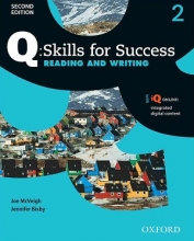 کتاب زبان کیو اسکیلز فور ساکسس Q Skills for Success 2 Reading and Writing 2nd +CD