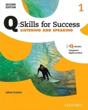 کتاب زبان کیو اسکیلز فور ساکسس Q Skills for Success 1 Listening and Speaking 2nd +CD