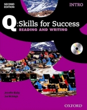 کتاب زبان کیو اسکیلز فور ساکسس Q Skills for Success 2nd Intro Reading and Writing+CD