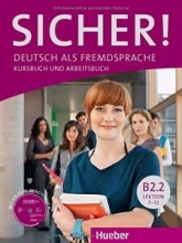 کتاب آلمانی SICHER ! B2.2 LEKTION 7-12 KURSBUCH UND ARBEITSBUCH + CD