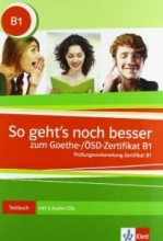 کتاب آزمون گوته آلمانی So gehts noch besser zum Goethe-/ÖSD-Zertifikat B1+ CDs سبز