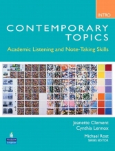 کتاب زبان کانتمپوراری تاپیک اینترو Contemporary topics intro