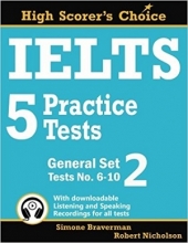 کتاب زبان آیلتس ۵ پرکتیس تستس جنرال IELTS 5 Practice Tests, General Set 2: Tests No. 6–10