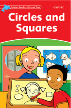کتاب زبان دلفین ریدرز 2: دایره ها و مربع ها Dolphin Readers 2: Circles and Squares