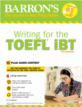 کتاب بارونز رایتینگ فور د تافل آی بی تیBarrons Writing For The TOEFL IBT6TH+CD