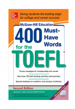 کتاب 400 هو وردز فور تافل 400Must-Have Words for The TOEFL 2nd-McGraw Hill