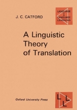 کتاب ا لینگویستیک تئوری آف ترنسلیشن A Linguistic Theory of Translation