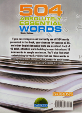 کتاب 504 ابسولوتلی اسنشیال ورد 504Absolutely Essential Words 6th+CD