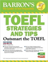 کتاب زبان تافل استراتژیز اند تیپس TOEFL Strategies and Tips with MP3 CD, 2nd Edition