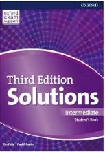 کتاب آموزشی سولوشنز اینترمدیت ویرایش سوم Solutions Intermediate 3rd Edition