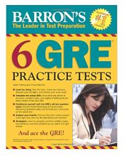 Barrons 6 GRE Practice Tests