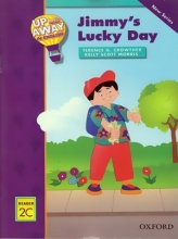کتاب زبان آپ اند اوی این انگلیش روز شانس جیمیUp and Away in English. Reader 2C: Jimmy’s Lucky Day + CD