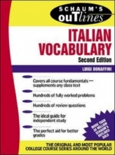 Schaum's Outline of Italian Vocabulary, Second Edition