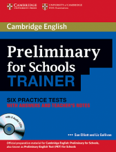 کتاب Cambridge English Preliminary for Schools Trainer+CD