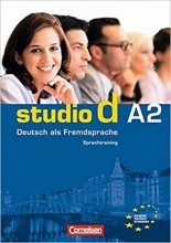 کتاب اشتودیو دی (Studio d: Sprachtraining A2 (SB+WB+DVD