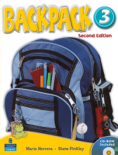 کتاب بک پک 3 (Backpack 3 Student Book ( Work Book+CD