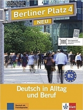کتاب زبان آلمانی برلینر پلاتز Berliner Platz Neu: Lehr- Und Arbeitsbuch 4 + CD