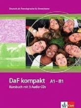 کتاب آلمانی داف کامپکت DaF kompakt Kursbuch + Ubungsbuch A1 - B1 سیاه و سفید