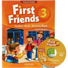 کتاب امریکن فرست فرندز American First Friends 3  (کتاب اصلی+کتاب کار+CD)