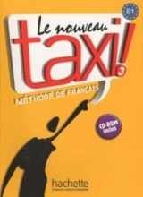 کتاب فرانسه تکسی le nouveau taxi 3 livre de l'eleve B1+ cahier d'exercices + dvd