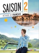 کتاب فرانسوی سزون Saison niveau 2 A2/B1 - livre de l'eleve + cahier + dvd