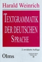 Harald Weinrich Textgrammatik Der Deutschen Sprache