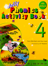 کتاب زبان کودکان جولی فونیکس اکتیویتی بوک و ورک بوک Jolly Phonics Activity Book 4 +Work book