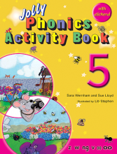 کتاب زبان کودکان جولی فونیکس اکتیویتی بوک و ورک بوک Jolly Phonics Activity Book 5 +Work book