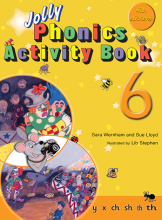 کتاب زبان کودکان جولی فونیکس اکتیویتی بوک و ورک بوک Jolly Phonics Activity Book 6 +Work book