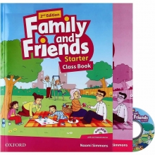 كتاب فمیلی اند فرندز استارتر ویرایش دوم American Family And Friends Starter 2nd (کتاب اصلی+کتاب کار+CD)