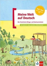 کتاب آلمانی  meine welt auf deutsch der illustrierte alltags-und sachwortschatz
