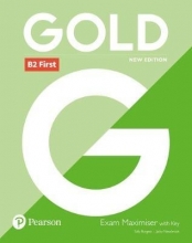 کتاب گلد ب دو فرست Gold B2 First Coursebook + Maximiser with Key
