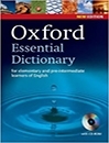 دیکشنری آکسفورد اسنشیال دیکشنری Oxford Essential Dictionary with cd new edition