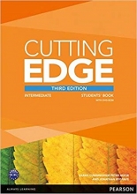 کتاب آموزشی کاتینگ ادج اینترمدیت ویرایش سوم Cutting Edge Intermediate  3rd SB+WB+CD
