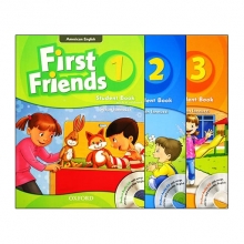 پکیج 3 جلدی کتاب های امریکن فرست فرند American First Friends Book Series  (کتاب اصلی+کتاب کار+CD)
