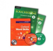 پک تاچ استون 3 و ورد اسکیلز اینترمدیت  Touchstone 3+Oxford Word Skills Intermediate
