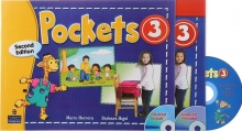 کتاب پاکتس سه ویرایش دوم Pockets 3 second Edition (کتاب اصلی+کتاب کار+CD)