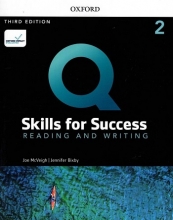 کتاب زبان کیو اسکیلز فور ساکسس Q Skills for Success 2 Reading & Writing (3rd)+DVD