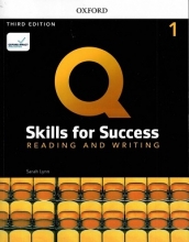 کتاب زبان کیو اسکیلز فور ساکسس Q Skills for Success 1 Reading & Writing (3rd)+DVD